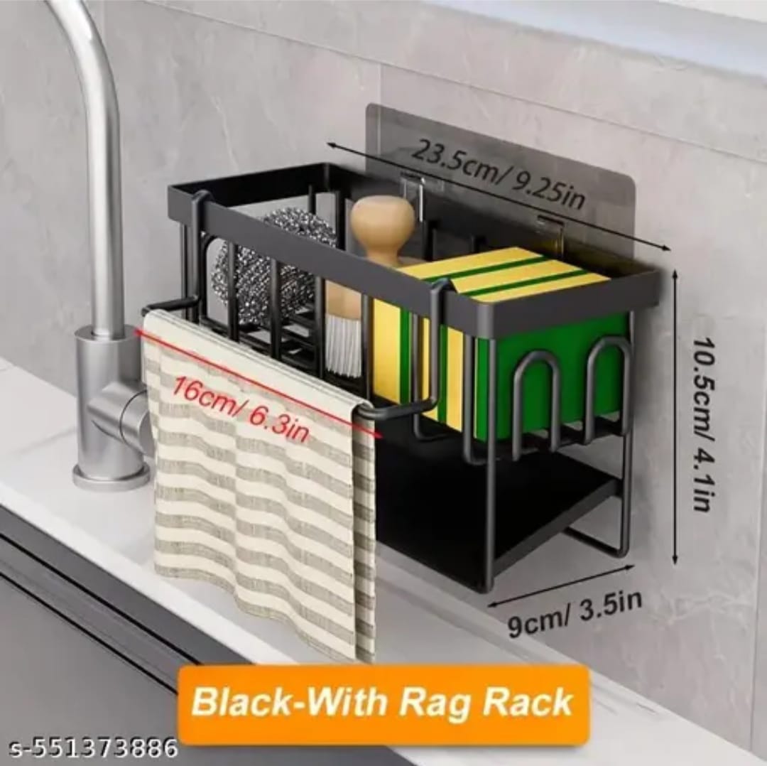 Sink Caddy Sponge Holder with Hook